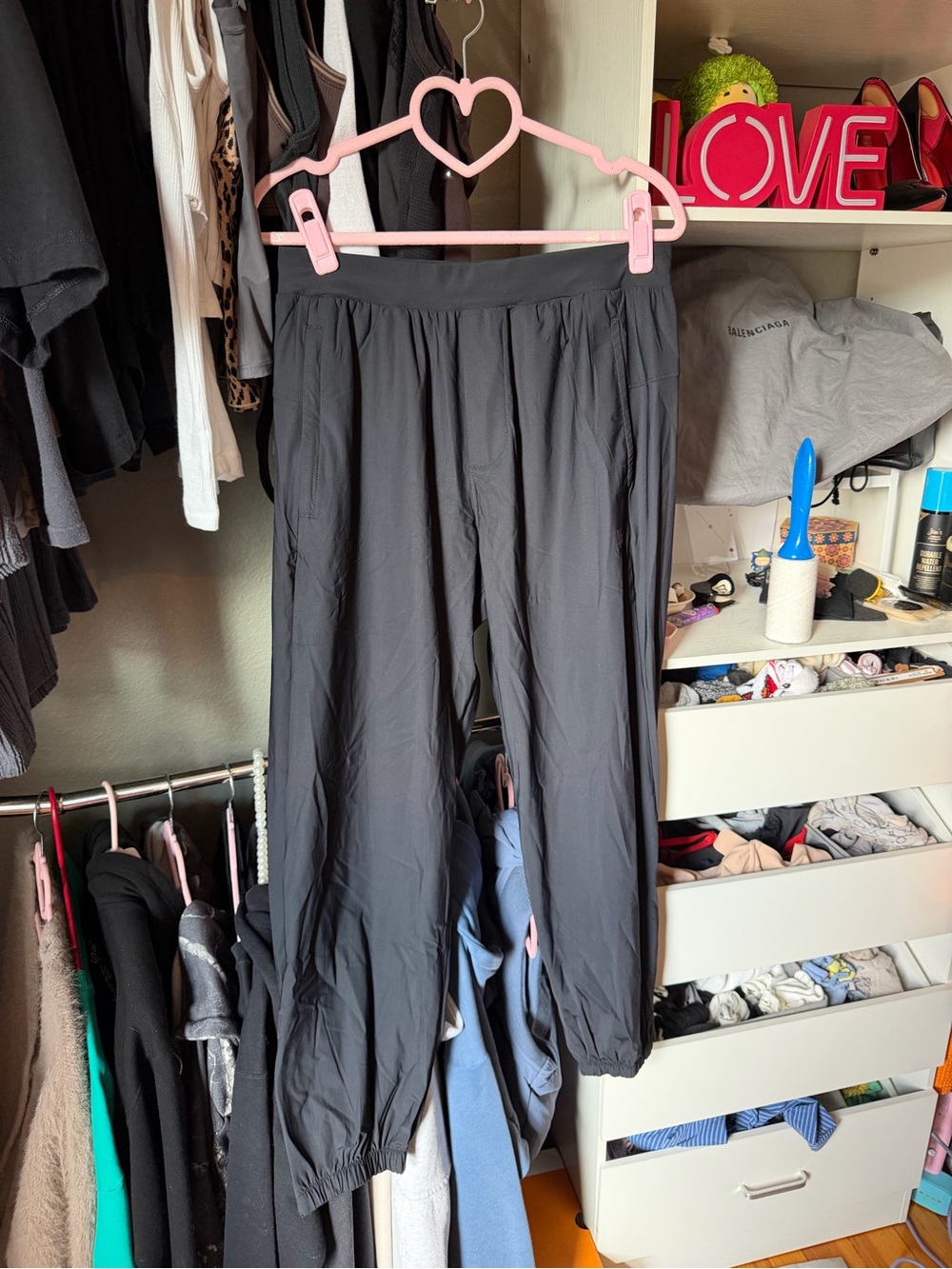 YoungLA Black Pull-On Jogger Pants